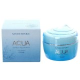 Освежающий увлажняющий крем-гель для комбинированной и жирной кожи NATURE REPUBLIC Super Aqua Max Fresh Watery Cream 80 мл